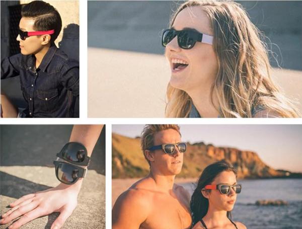 Polarized Snap Wristband Sunglasses