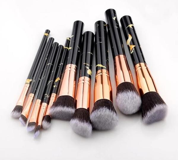Fotina - Marble Pattern Professional Make-Up Brushes