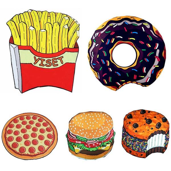 BeachBum - Round Food Beach Towel