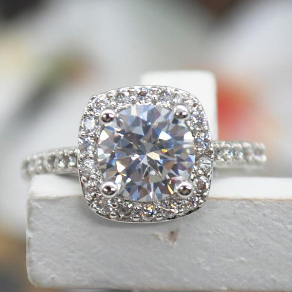 Cushion-Cut Queen Ring