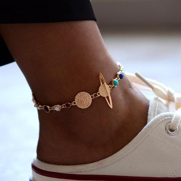 The Milky Way Galaxy Anklet