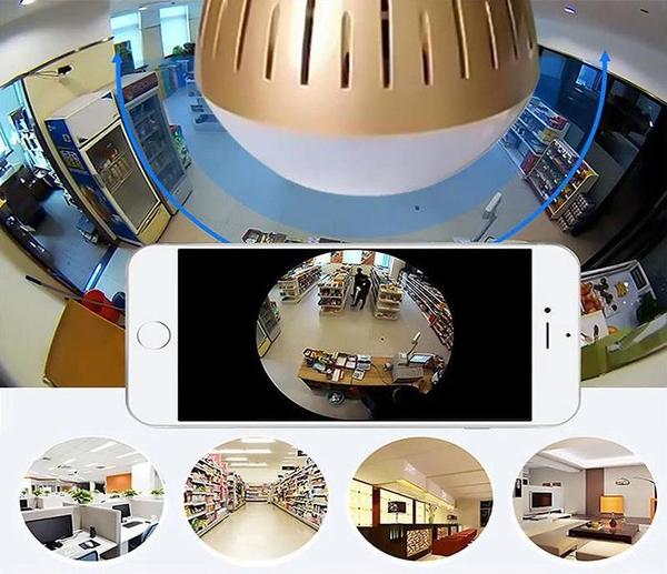 HD 360° Security Camera Light Bulb