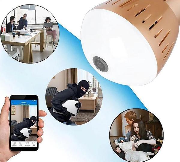HD 360° Security Camera Light Bulb
