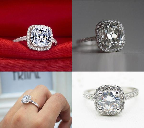 Cushion-Cut Queen Ring