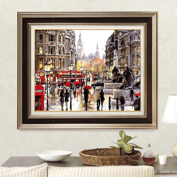 Rainy Day in London - Van-Go Paint-By-Number Kit