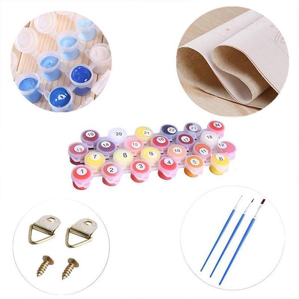 Rainy Day in London - Van-Go Paint-By-Number Kit