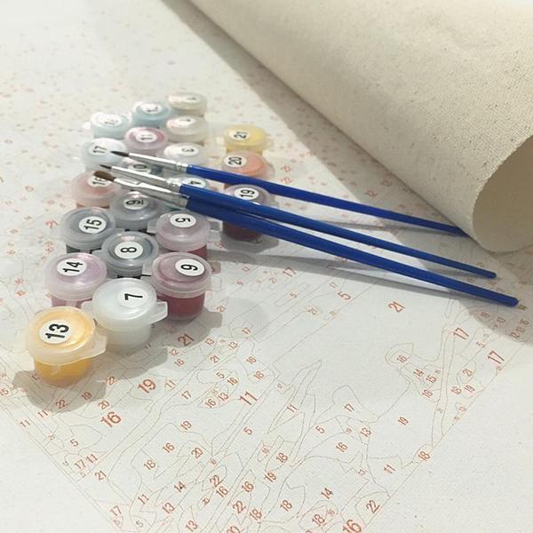 Red Rose Bouquet - Van-Go Paint-By-Number Kit