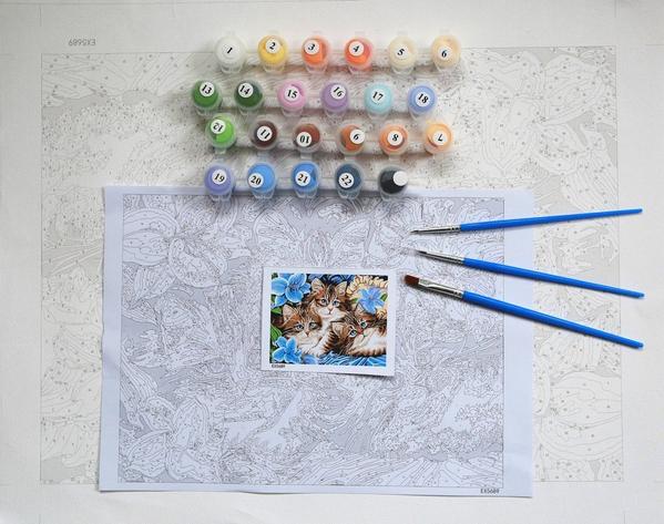 Seaside Town - Van-Go Paint-By-Number Kit