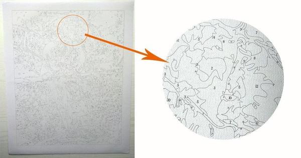 Vintage European Street - Van-Go Paint-By-Number Kit