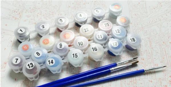 Sunflowers - Van-Go Paint-By-Number Kit