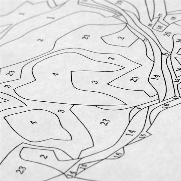 Small Town - Van-Go Paint-By-Number Kit