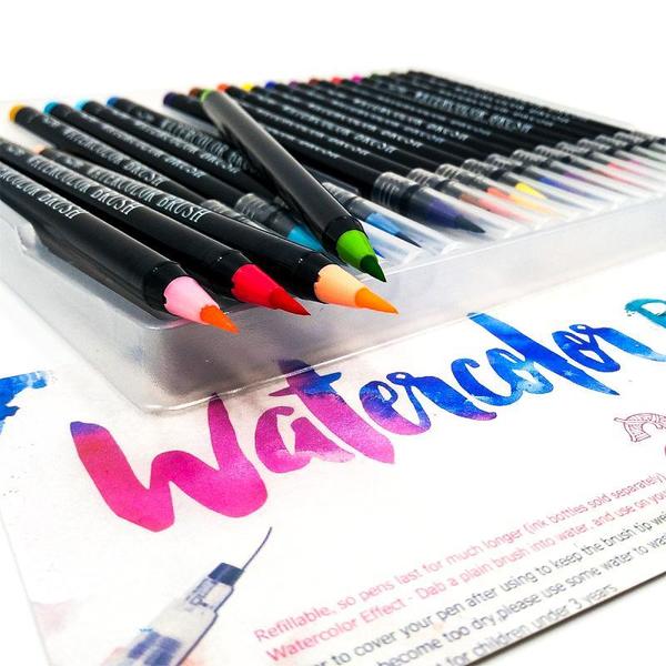 Monet - Watercolor Brush Pens (20 Piece Set)